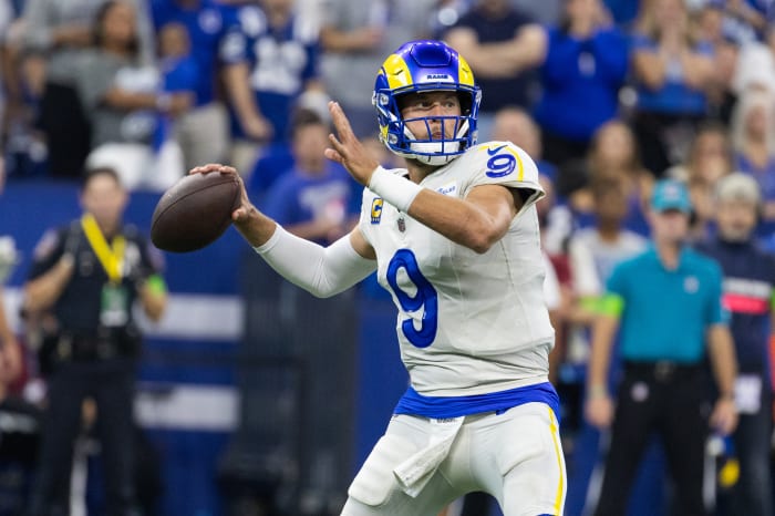 Will Los Angeles Rams quarterback Matthew Stafford be limited against the Philadelphia Eagles in Week 5?